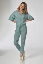 eleganckie-spodnie-damskie-chinosy-7-8-z-wiazaniem-zielone-l