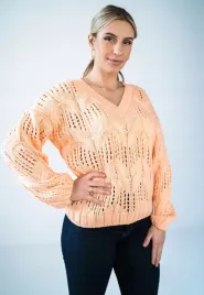figl-sweter-m910-pomaranczowy-uniwersalny