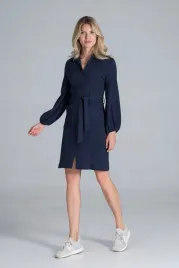 bawelniana-sukienka-koszulowa-z-kolnierzykiem-granat-xl