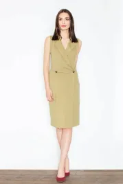 elegancka-sukienka-ala-zakiet-bez-rekawow-oliwkowa-m