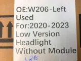 reflektor-lewy-przod-uzbrojony-led-high-performance-low-version-do-w206-eu-stan-nowy-rodzaj-swiatel-mijania-led