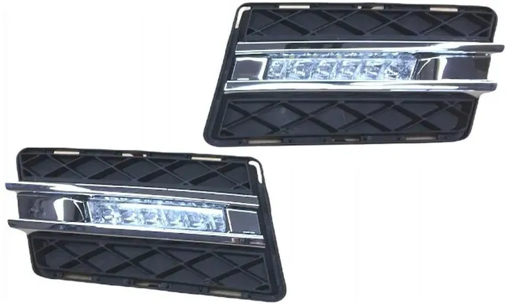 Komplet Światła LED DRL Chrom Lewe Prawe Do MERCEDES GLK X204 2008-2012