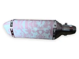 wydech-tlumik-stal-nierdzewna-tuning-rozowy-db-kiler-skuter-motor-wlot-51mm