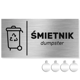 nierdzewna-tabliczka-z-napisem-smietnik-10x20-aluminium-or-english