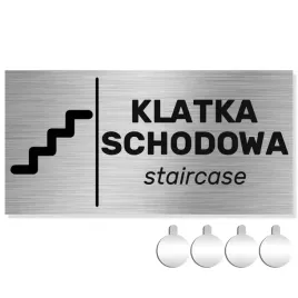 nierdzewna-tabliczka-z-napisem-klatka-schodowa-10x20-aluminium-or-english
