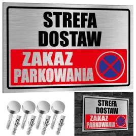 nierdzewna-tabliczka-strefa-dostaw-zakaz-parkowania-30x20-aluminium