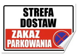 naklejka-strefa-dostaw-zakaz-parkowania-30x20-samoprzylepna