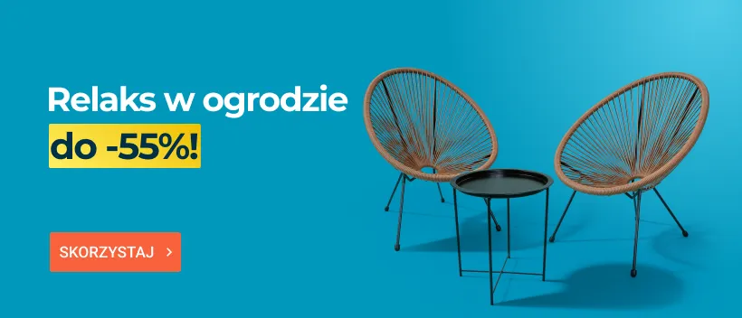 Baner Relaks w ogrodzie 4.05