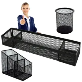 przybornik-siatkowy-na-biurko-tres-3w1-metalowy-organizer-skosny-kubek