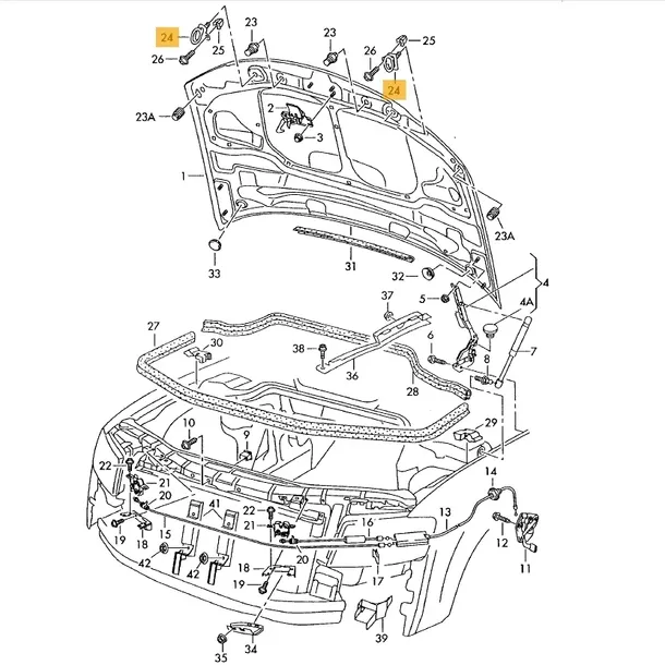 mocowanie-audi-a8-03-vag-4e0823203b-producent-czesci-audi-oe