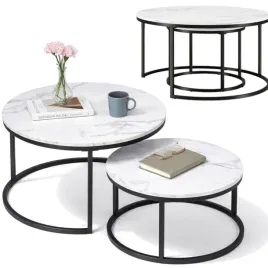 zestaw-dwoch-stolikow-kawowych-2w1-marmur-okragle-loft-do-salonu-o60-o80