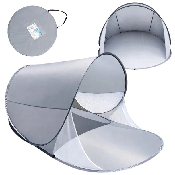 NAMIOT PLAŻOWY NA PLAŻĘ SAMOROZKŁADAJĄCY PARAWAN ETUI 200x120x90 cm