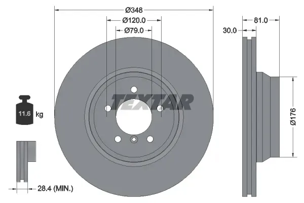 tarcza-ham-bmw-p-7-e65-e66-e67-3-0-4-0d-4-5-11-01-08-08-textar-9212-waga-produktu-11-6-kg