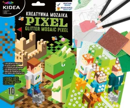 kreatywna-mozaika-pixel-5-arkuszy-kolorowanki-kidea-dla-fana-minecraft