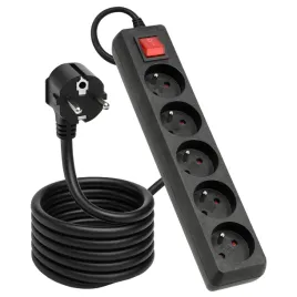przedluzacz-listwa-zasilajaca-5-gniazd-3m-3000w-3-15mm2-z-wylacznikiem