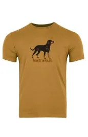 b-t-shirt-bawelniany-meski-fnt-gonczy-w-kolorze-miodowym-z-nadrukiem-roz-xl