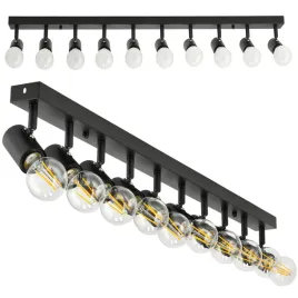 lampa-sufitowa-led-szyna-regulowana-10xe27-loft-czarna