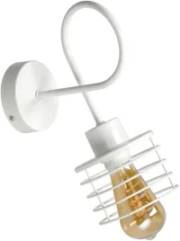 lampka-led-kinkiet-nocny-e27-sprezyna-biala-e27