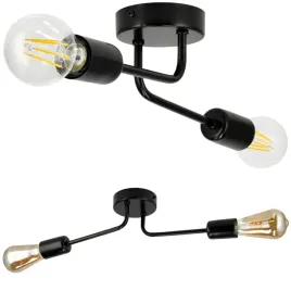 lampa-sufitowa-zyrandol-plafon-pajak-2-ramiona-loft-2xe27-led