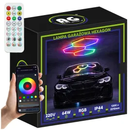 lampa-led-hexagon-rgb-64w-panel-oswietlenie-warsztat-dom-aplikacja-pilot