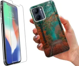etui-na-realme-c33-telefon-wzory-jesien-szklo