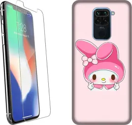 etui-na-xiaomi-redmi-note-9-telefon-wzory-my-melody-sanrio-szklo
