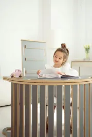 bujak-montessori-3w1-xxl-z-uchwytami-zjezdzalnia-szary