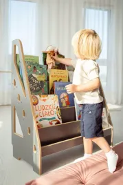 maxi-biblioteczka-montessori-szara-5-polek-dla-dzieci