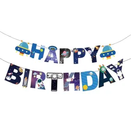 baner-urodzinowy-happy-birthday-kosmos-astronauta