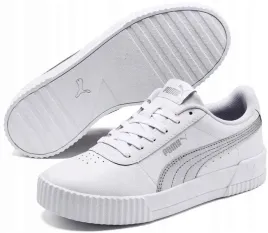 buty-damskie-puma-carina-l-r-37-wygodne-biale-sneakersy-trampki-srebrne
