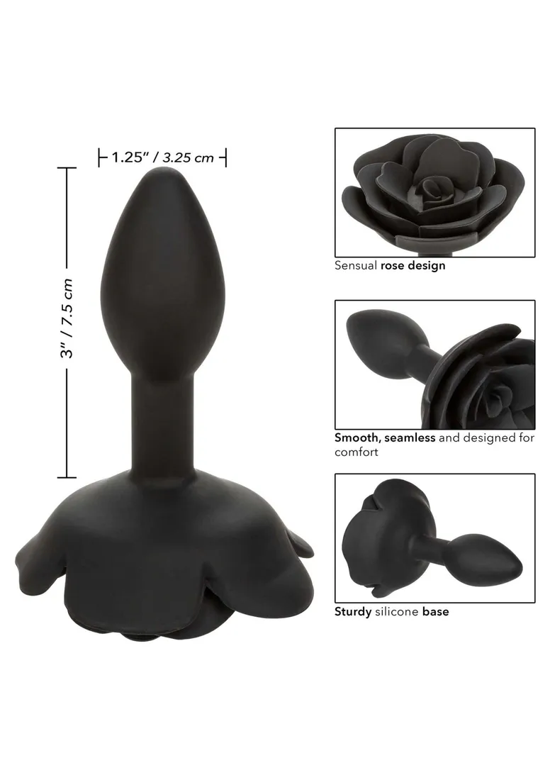 small-rose-anal-plug-black