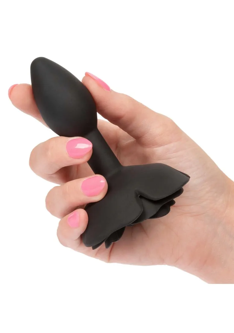 small-rose-anal-plug-black