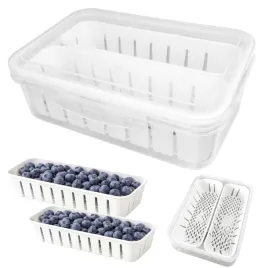 organizer-do-lodowki-z-2-koszykami-na-zywnosc-pojemnik-ociekacz-wklad-owoce