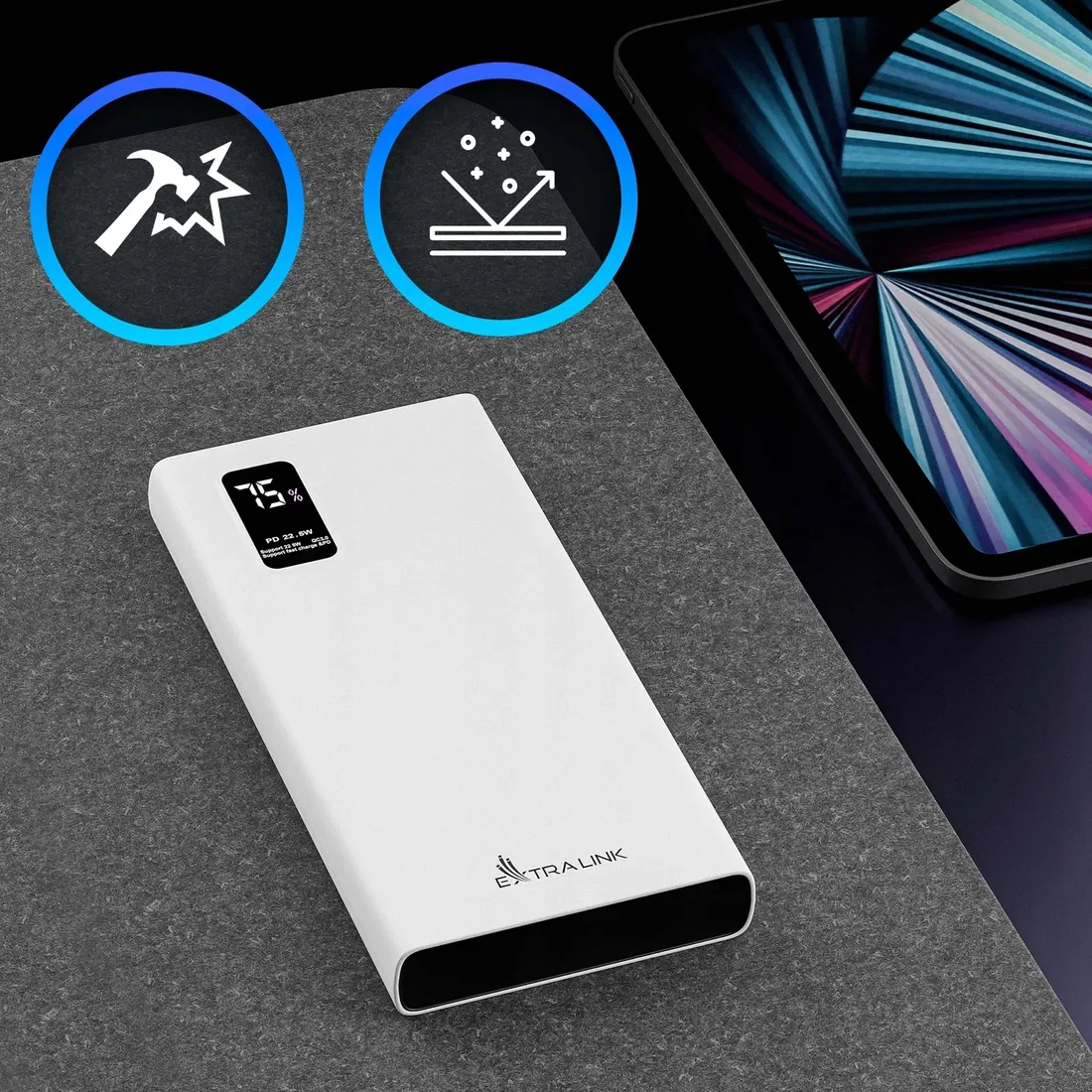 power-bank-10000mah-fast-charging-usb-c-extralink-stan-nowy