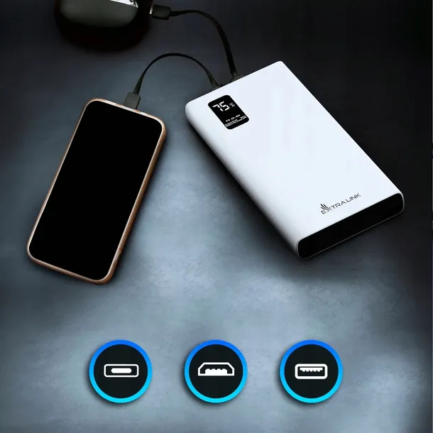 power-bank-10000mah-fast-charging-usb-c-extralink-kolor-bialy