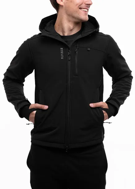 Kurtka Męska Alpinus Softshell z Kapturem Przejściowa Wodoodporna roz. M