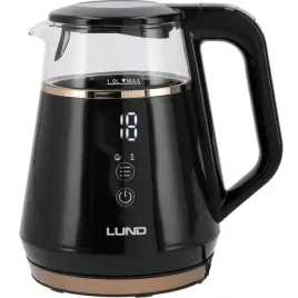 lund-czajnik-elektryczny-1100w-1l-czarny-z-regulacja-temp-40-100c-68216