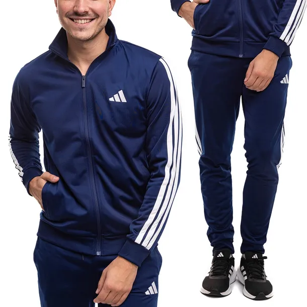 Dres Komplet Męski adidas Sportowy Treningowy Bluza Spodnie Sportswear S