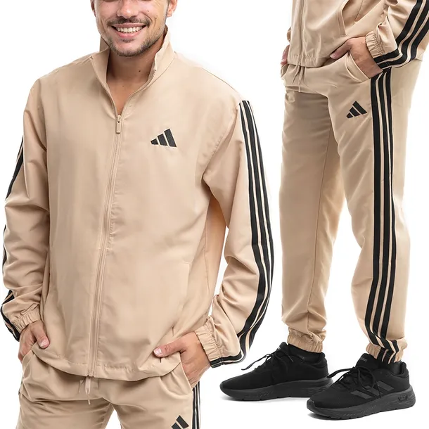 Dres Komplet Męski adidas Sportowy Treningowy Bluza Spodnie Zestaw roz. M