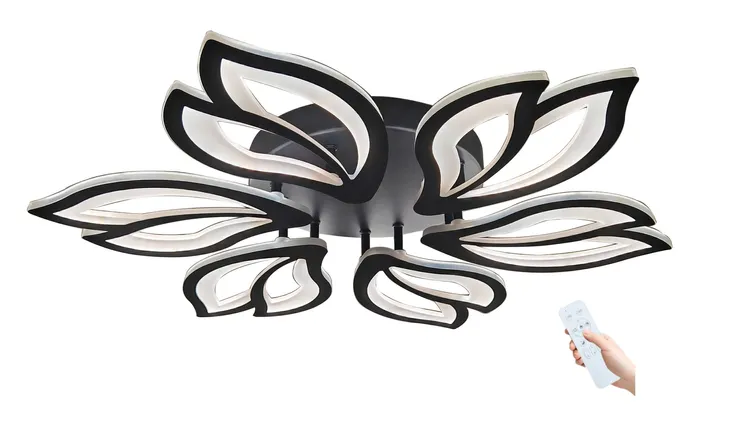LAMPA LED PLAFON SUFIT ŻYRANDOL 71 W PILOT KWIAT 6 punktów 71W