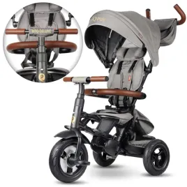 rowerek-trojkolowy-jezdzik-spacerowka-rito-deluxe-rubber-grey-qplay