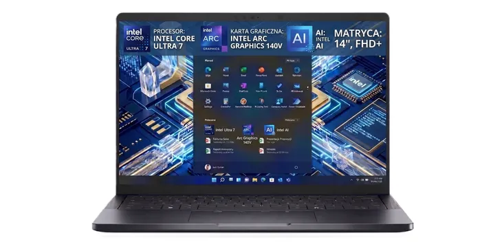 Dell Pro 14 Premium Intel Ultra 7 268V 32/512GB 14" FHD+ 400NIT WIN 11 Pro