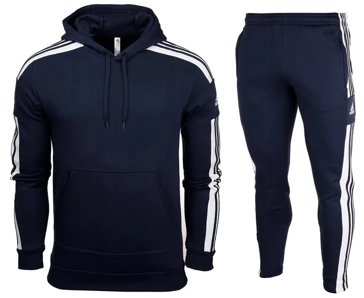 adidas Dres Komplet Męski Sportowy Zestaw Bluza Spodnie Squadra 21 r. M