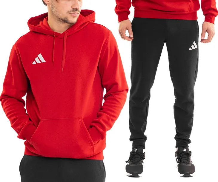 Dres Komplet Męski adidas Entrada 26 Sportowy Zestaw Bluza Spodnie roz. M