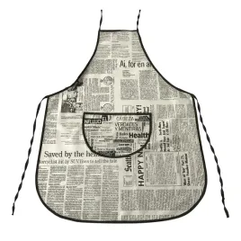 fartuch-dziennikarza-wzor-gazety-szaro-czarny-klasyczny-wzor-elegancki-76cm
