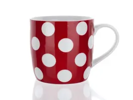 kubek-ceramiczny-dots-czerwony-kropki-310-ml