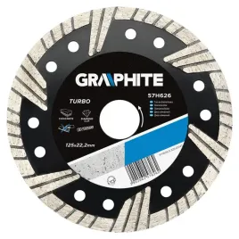 graphite-57h626-tarcza-diamentowa-125-x-22-2-mm-turbo-57h626