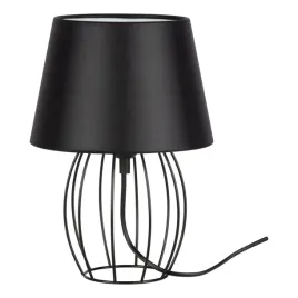 lampka-nocna-stolowa-czarna-druciana-ozdobna-abazur-czarny-e27-led