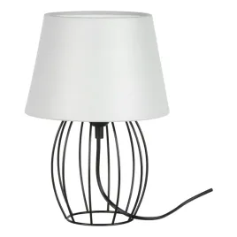 lampka-nocna-stolowa-czarna-druciana-ozdobna-abazur-szary-e27-led