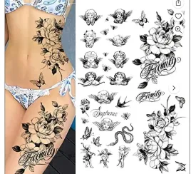 tatuaze-zmywalne-duze-roze-kwiaty-4-arkusze-jak-prawdziwe